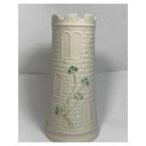 Beleek Classic Castle Vase Shamrock