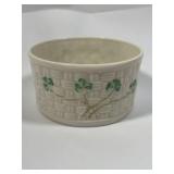Beleek Shamrock Marmalade Pot