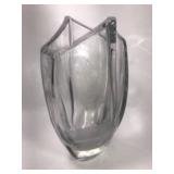 Baccarat Robert Rigot Giverny Clear Crystal Vase