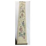Vintage Japanese Themed Cross-stitch Bell Pull