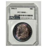 1884 O Morgan Dollar PCI MS65+
