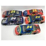 Jeff Gordon #24 Diecast Race Cars (5)
