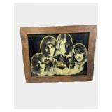 Vintage The Beatles Souvenir Carnival Prize Mirror