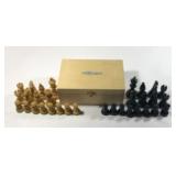 Classic Wooden Staunton Pattern Chess Pieces