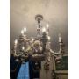 Capodimonte Italian Porcelain Cherub Chandelier