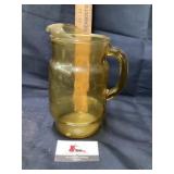 Amber water, pitcher