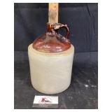 Stoneware crock jug