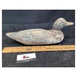Wooden duck decoy