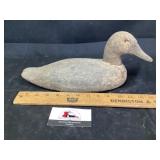 Wooden duck decoy