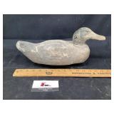 Wooden duck decoy