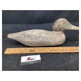 Wooden duck decoy