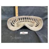 Cast-iron implement seat