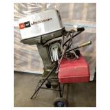 Johnson 20 hp boat motor has compression