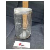 Kitchen cupboard coffee jar