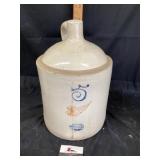 Red Wings 5 gallon stoneware crock jug rings well