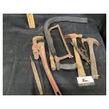 Heavy duty pipe wrench