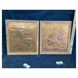 Copper horse, Wall art