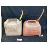 Plastic 5 gallon gas tanks
