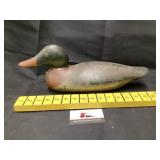 Wooden duck decoy