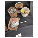 Gutter, nails, and miscellaneous