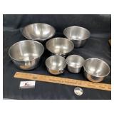 Stainless steel bowls