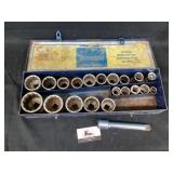 Three-quarter inch socket set