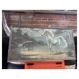 Horse print 49 inches long