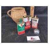 Metal oil cans