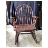 Windsor style rocking chair