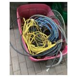 Total of extension cords, unknown length or