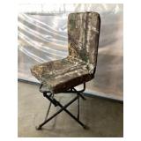 Folding swivel chair