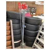14-6 foot red reflector
