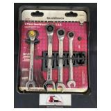 Four piece gear wrench set standard