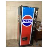 Pepsi machine works as it should with keys