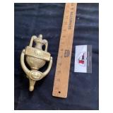 Brass door knocker
