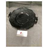 Black amethyst plate