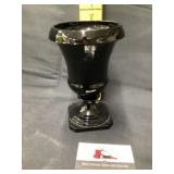 Black amethyst vase