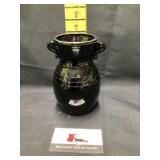 Black amethyst vase