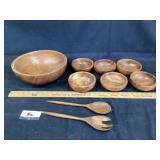 Wooden bowls