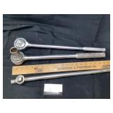 Three-quarter drive ratchets