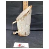 Metal feed scoop martenï¿½s seed store, Jefferson,