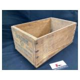 Jack Spratt wooden box fortunately 9 1/2 x 16 x 7