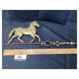 Horse weathervane