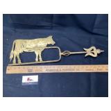 Cow weather vane