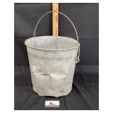 Galvanized bucket