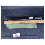 Machete with sheath
