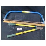Stanley tree saw and pruners