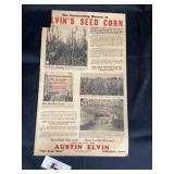 Outstanding history of Melvin seed corn