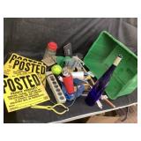 Posted private property signs and miscellaneous