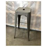 Metal stool approximately 29" seat to floor